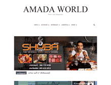 Tablet Screenshot of amadaworld.com